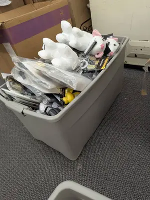 Huge Bin Graduation Merch - Some Tagged 2025
