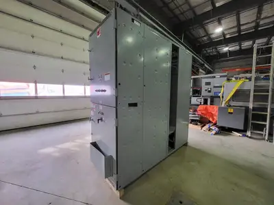 1200A 4160V Switchgear, Main Breaker & Tie Breaker w/ 2 Auxiliary Units