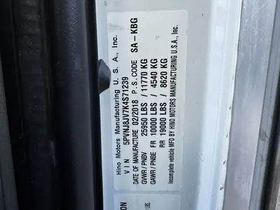Used 2019 HINO 268 Box trucks Florida US | Truck and Van Outlet #1509125