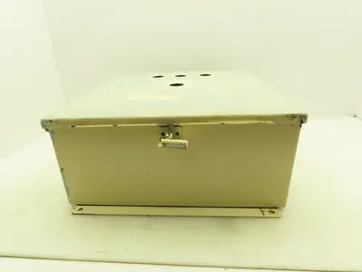 SCE A1614CH Electrical Enclosure Control Panel 16x14x6" Back Plate Knockouts