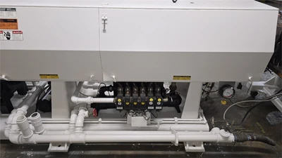 4.5" PTI Water Ring Pelletizing Line, Vented Barrel
