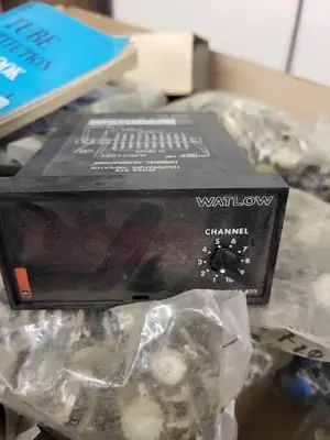 Box of Electronic Components with Tube Substitution Handbook and Watlow Controller
