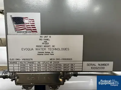 Evoqua Water Technologies Evoqua Water Technologies RO/DI Water System