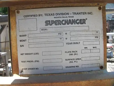 USED 1999 TRANTER UX-056-UJ-26