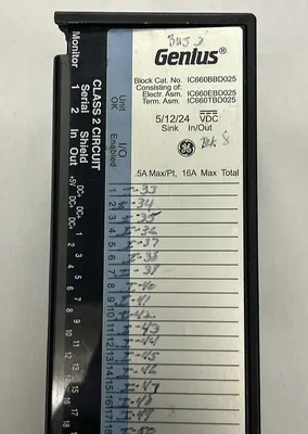Used GE FANUC IC660BBD025 PLC Input & Output Ohio US | Surplus Asset Holdings #1238773