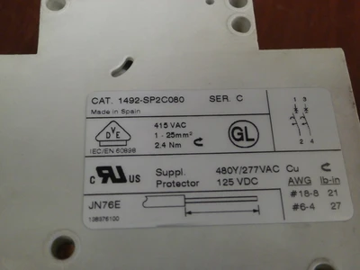 USED Allen-Bradley 1492SP2C080