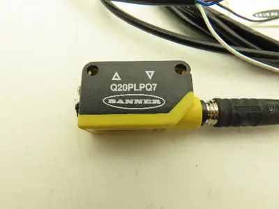 Banner Q20PLPQ7 Photoelectric Sensor Retroreflective 10-30vdc 4m Sensing Dist.