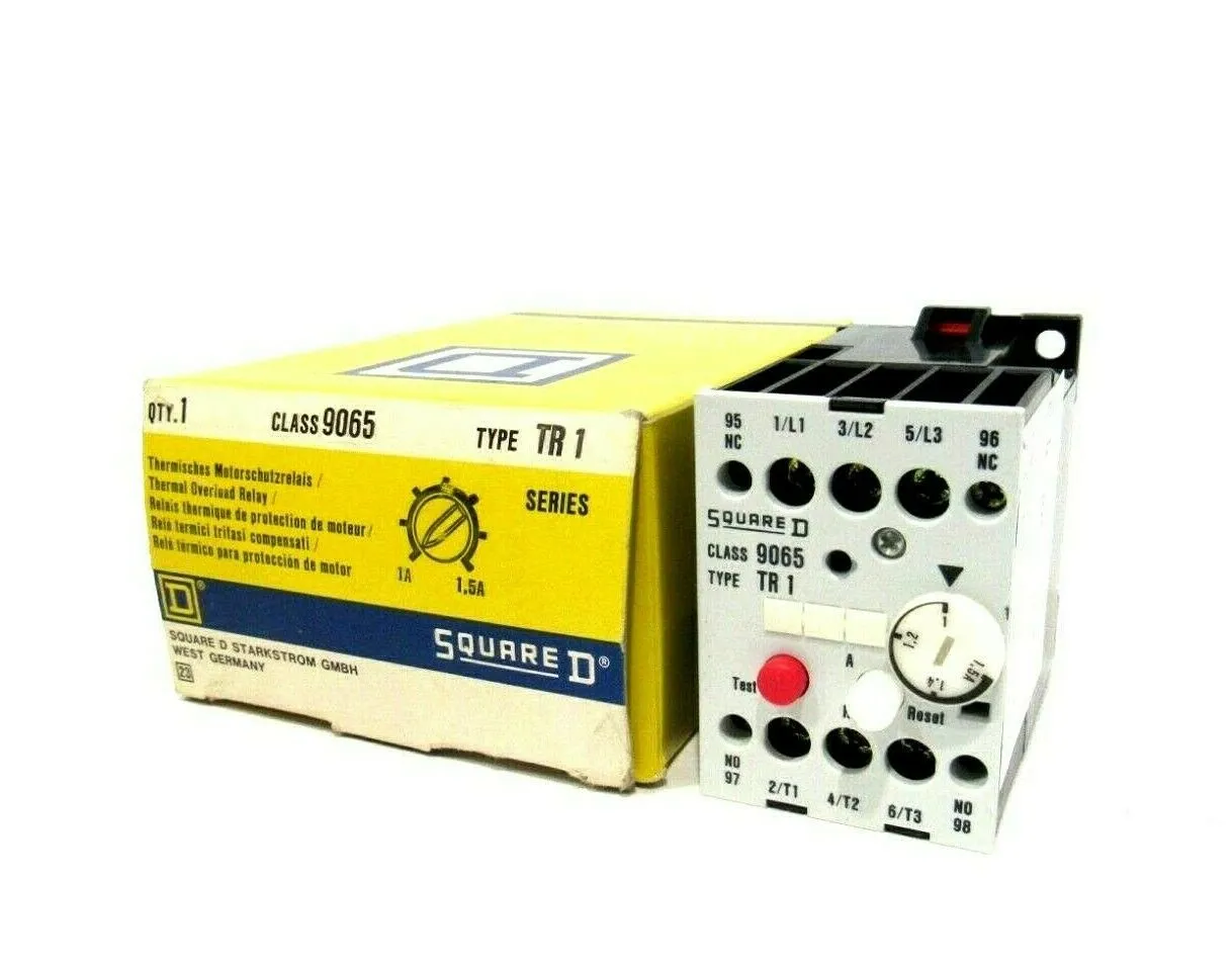 NEW SQUARE D 9065-TR-1 OVERLOAD RELAY 9065TR1