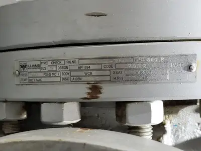 USED WILLIAMS VALVE CORPORATION 301F-2N
