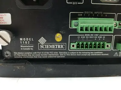 Used SCIEMETRIC 1102 Misc Electrical & Power Parts | ND Industrial Surplus #1222732