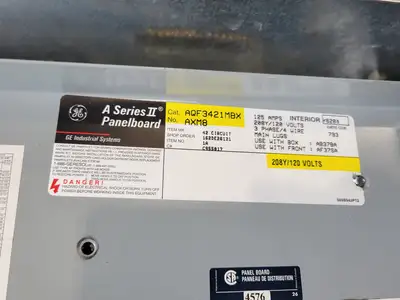 Used GENERAL ELECTRIC AQF3421MBX Switchgears British Columbia CA | Lenmark #835318