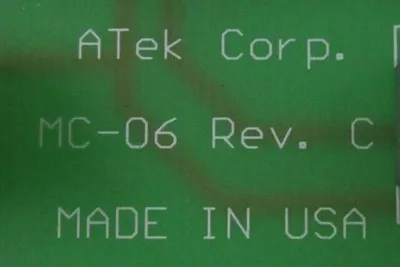 USED ATEK MC-06 I/O BOARD REV. C MC06