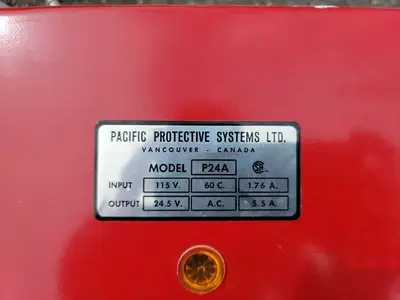 USED PACIFIC PROTECTIVE SYSTEMS P24A