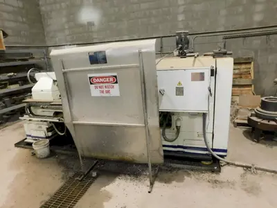 32" X 60" BIRMINGHAM MODEL #DL3260 GAP BED ENGINE LATHE 2006 5" HOLE : YOBRO #25339