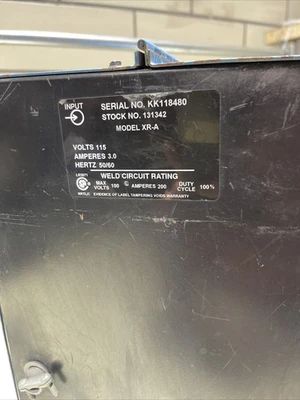 Used Miller Miller XR-A Welding Machinery (Other) Indiana US | J&J Industrial Supply #1261963