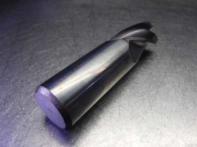 CTMI 1" 4 flute Carbide Endmill 1" Shank 1 x 1 4F 125 Crnr Rad TIALN (LOC2864B)