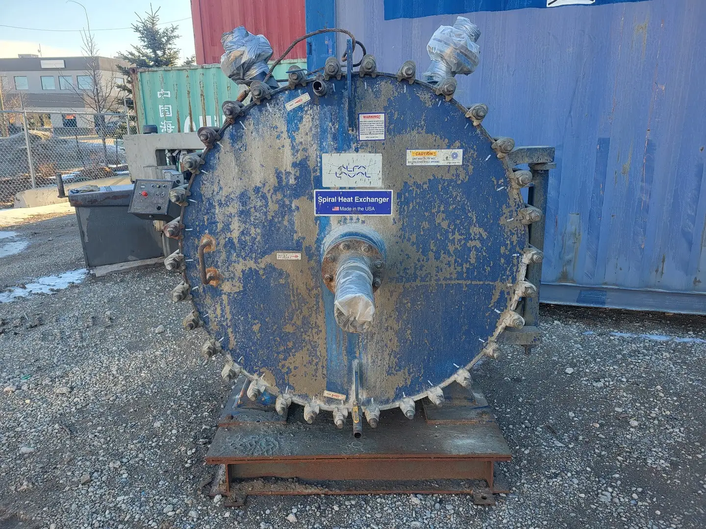 770 SQ FT Spiral Heat Exchanger