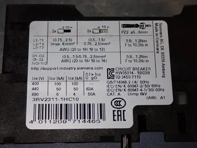 New | in-Stock SIEMENS 3RV23111HC10 Starters Ohio US | HGR 24 #1187136