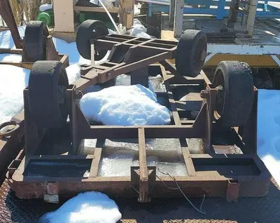 USED LAWLESS INDUSTRIES 10' X 5' TOW CART