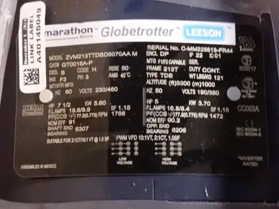 NEW MARATHON MOTORS 213TTDBD6070