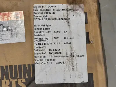 NEW CUMMINS 3824078