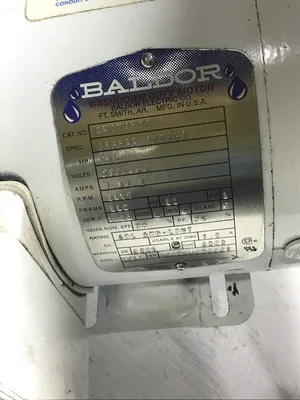 American AF-9-R09026-4 Fan Blower with Baldor Motor 1/2HP 3PH