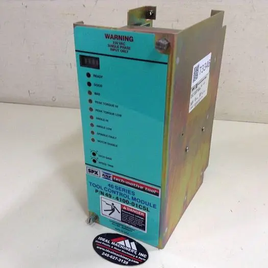 Used TECH MOTIVE TOOL 49-4100-01C5L Input / Output Modules | Ideal Machinery #620602