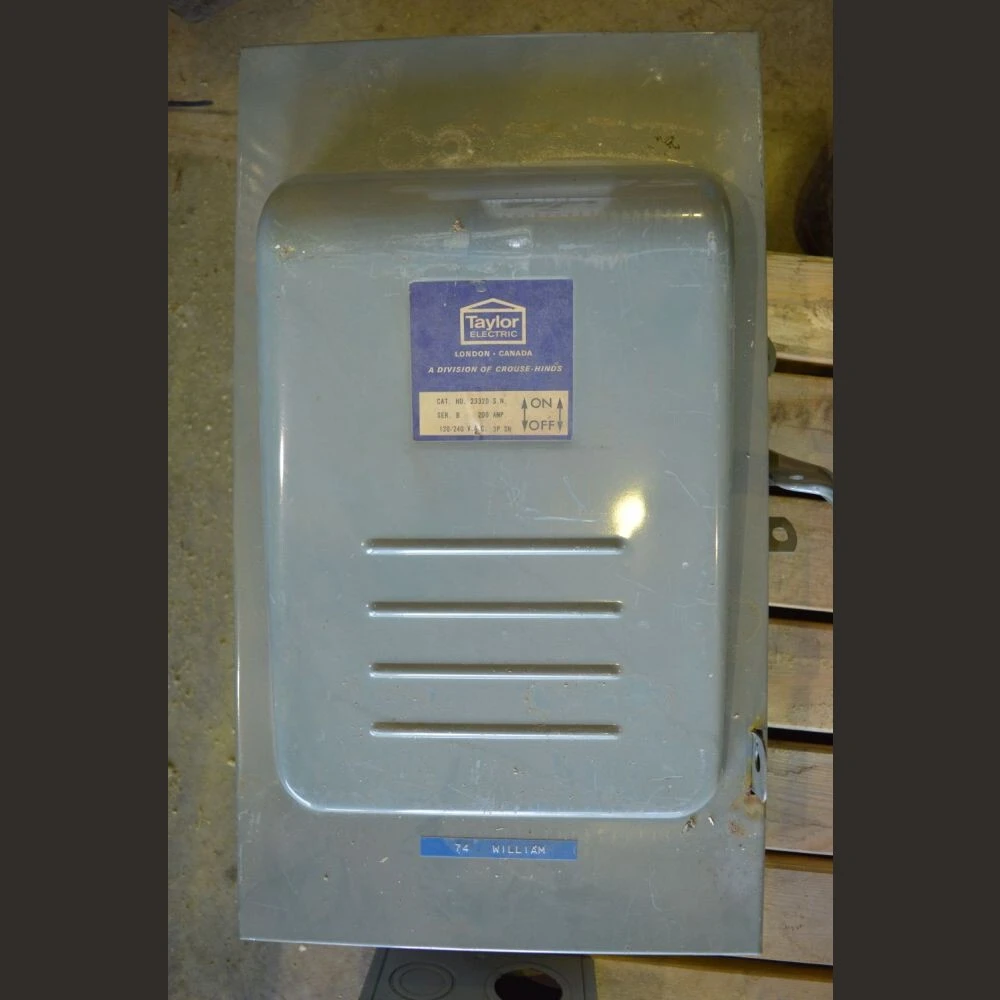Taylor Electric 200 Amp Disconnect