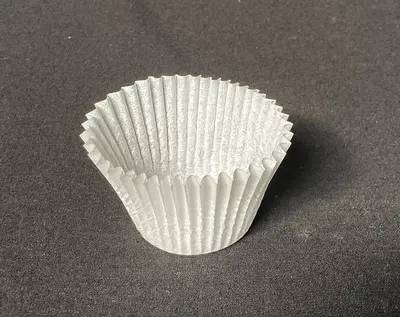 NEW, in-the-box — White Baking Cups, 2" Bottom x 1¾