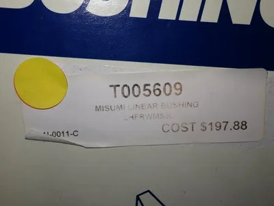 New | in-Stock MISUMI CORPORATION LHFRWM50L Bearings Ohio US | HGR 24 #739981