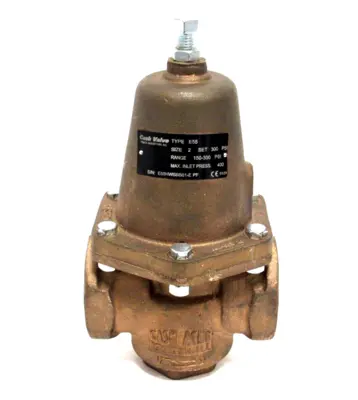 NEW CASH VALVE E55 PRESSURE REGULATOR 2" 150-300PSI SET 300PSI