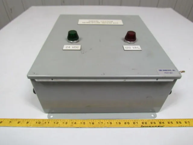 Sola Hoffman SLS-24-024T 1614CH 24VDC Regulated Power Supply in enclosure panel