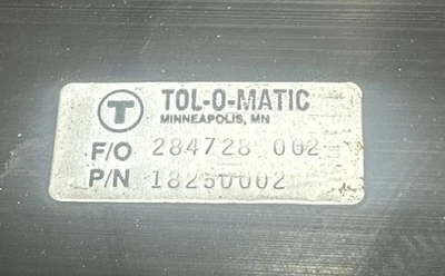 NEW Tolomatic 18250002