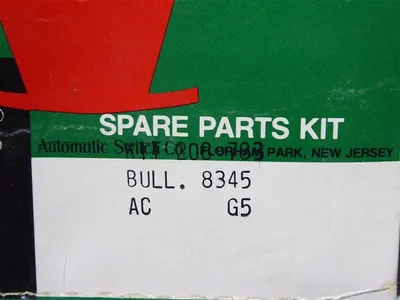 ASCO 208-783 Solenoid Valve Spare Parts Kit New NIB