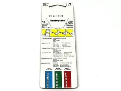New | in-Stock Grafoplast 117PEEBY Blank Label Michigan US | Maverick Industrial Sales #1401731