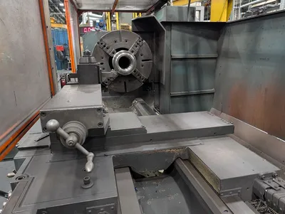 2009 Kuraki PA3512030 Manual Lathe 28" 4-Jaw Chuck; 460/3/60; Apprx. 120" distance between