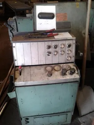 15" X 17" WF WELLS MODEL #F-15 TWIN POST HORIZONTAL BANDSAW: STOCK #23668