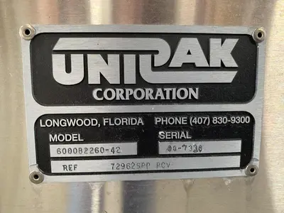 USED UNI-PAK 6000B2260-42