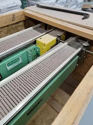 Garvey 25-ft Long Accumulating Conveyors (unused)