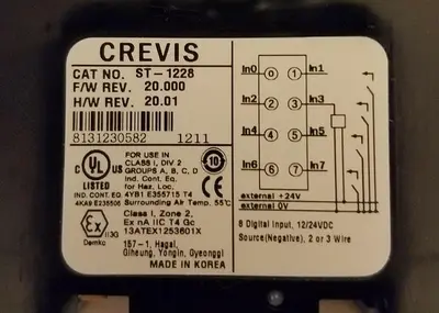 Used CREVIS _UNKNOWN_ PLC Input & Output | ND Industrial Surplus #1223644