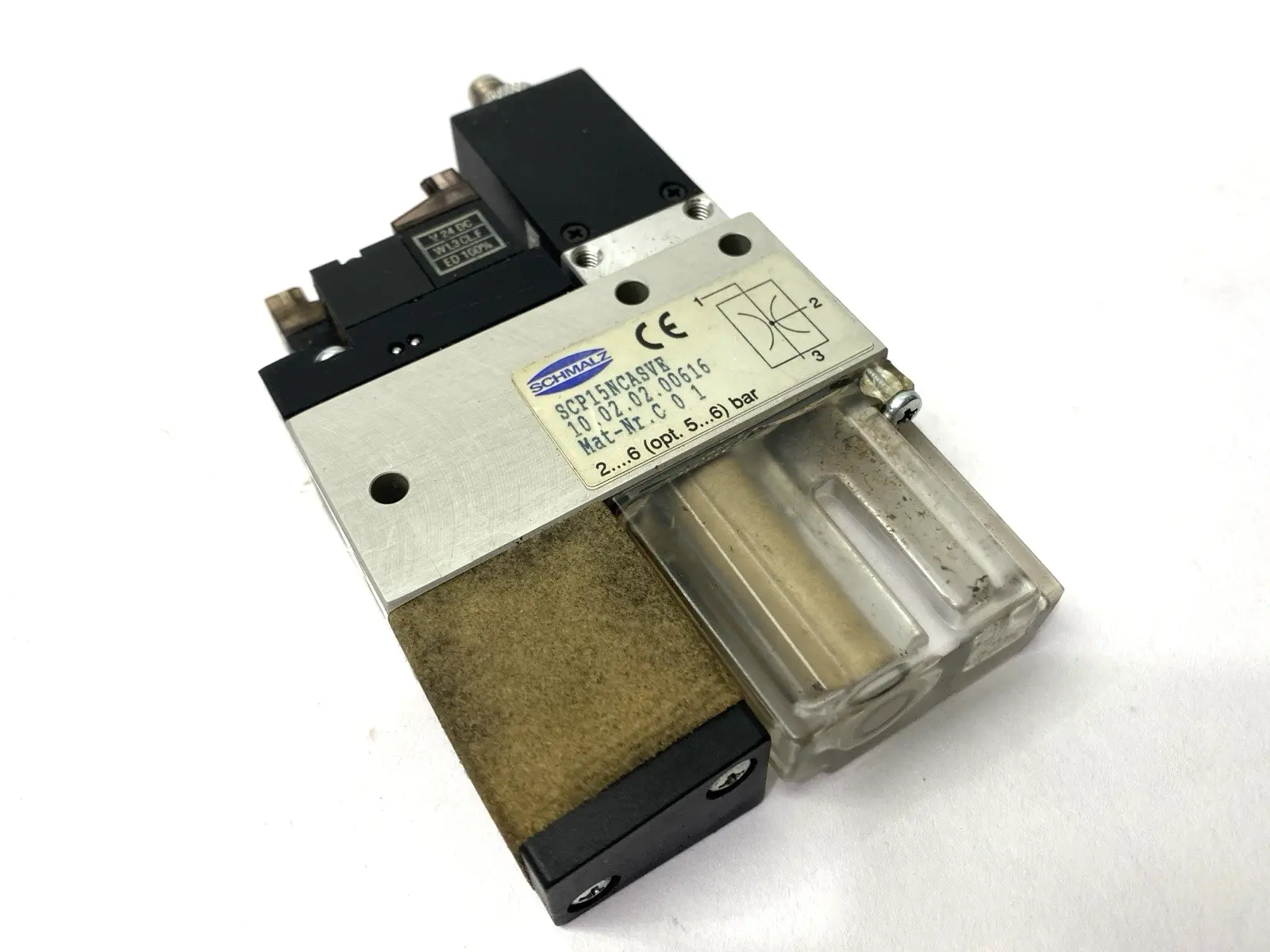 USED SCHMALZ COMPACT VACUUM EJECTOR 10.02.02.00616