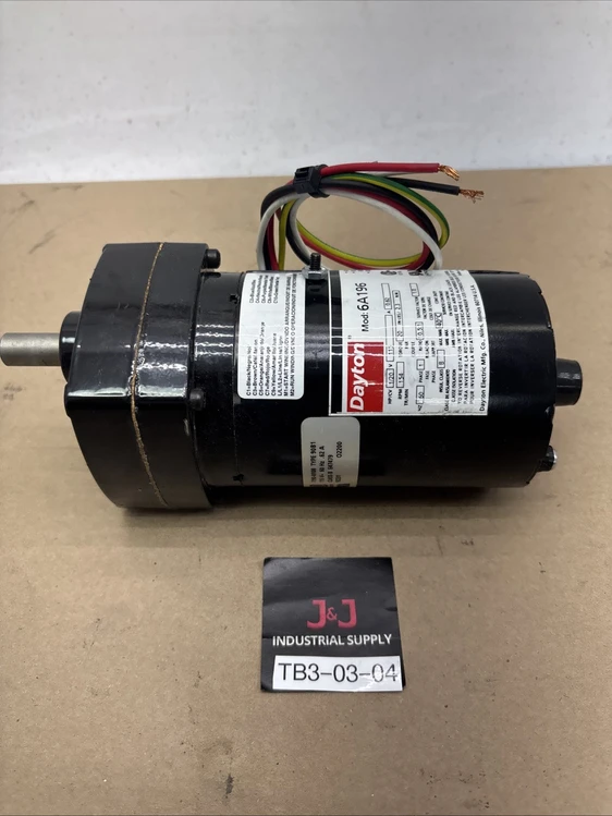 New | in-Stock Dayton 6A196 Motors (misc) Indiana US | J&J Industrial Supply #1550121