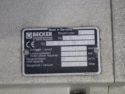 USED 2003 BECKER U 4.100 SA/K