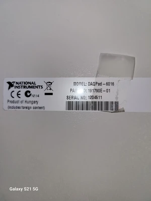 Used National Instruments NI DAQPad-6016 Computer Accessories Arizona US | ASSET CONVERSION SPECIALISTS, INC. #1453138