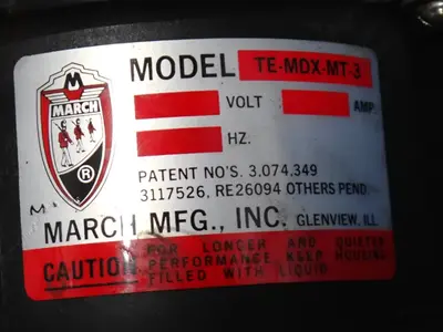 USED MARSH MANUFACTURING TEMDXMT3