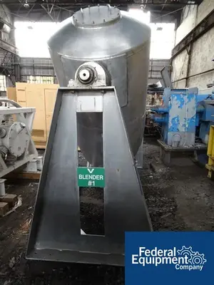 USED Patterson-Kelley 75 Cu Ft P-K Twin Shell Blender, 316 S/S, 60# Density