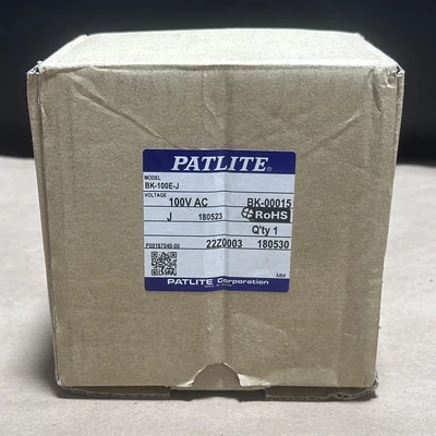NEW Patlite BK-100E-J