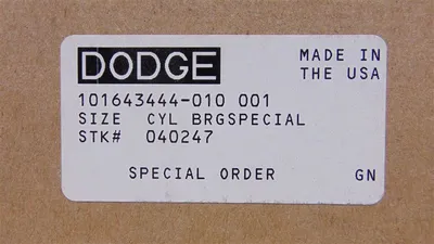 Dodge 101643444-010 001 Cylindrical Roller Bearing 040247 New NIB