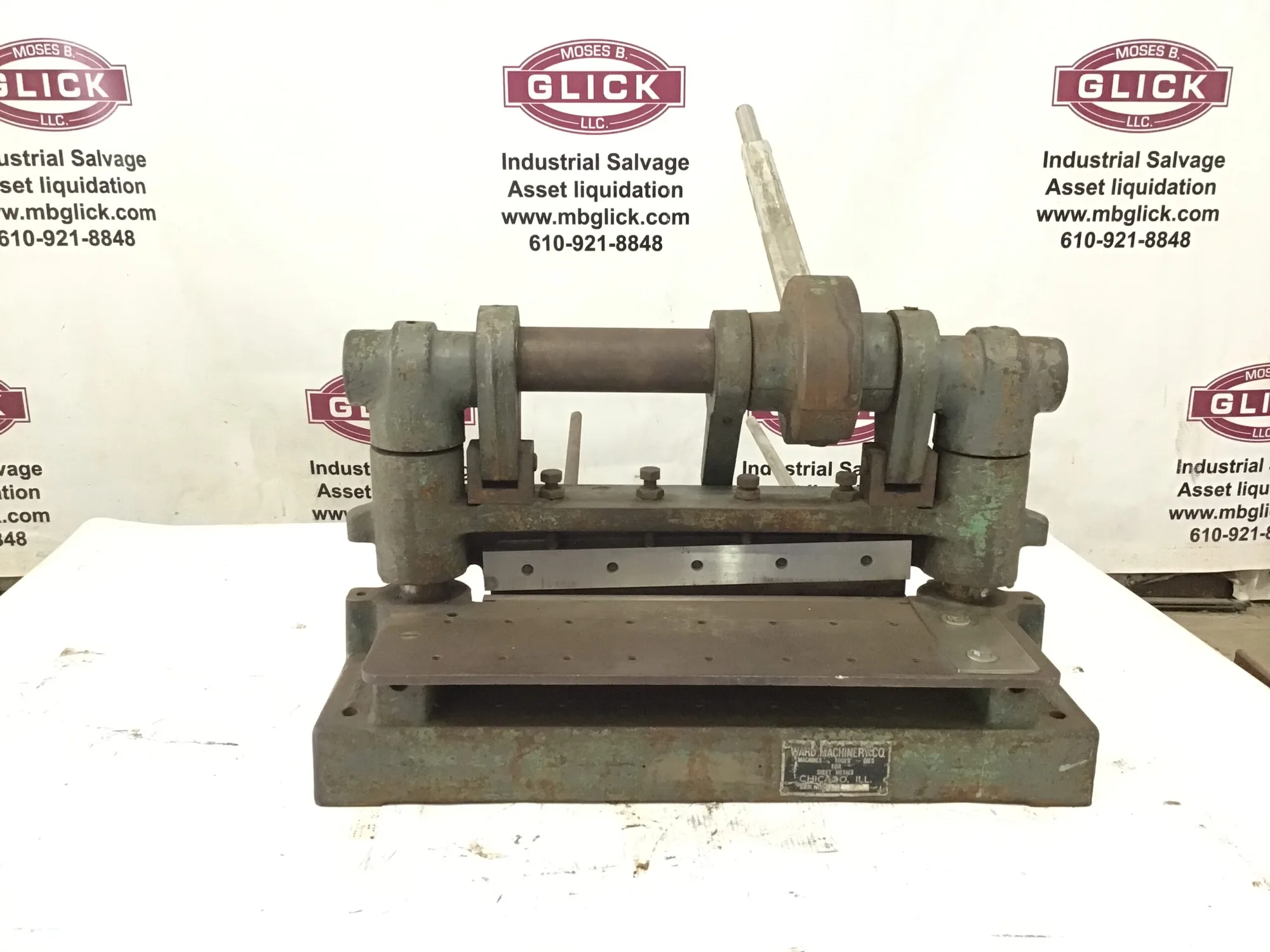 Ward Machinery Hand Sheet Metal Shear