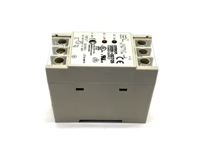 S82K-00705 | Omron  Power Supply 100-240VAC 5VDC 1.5A - Used